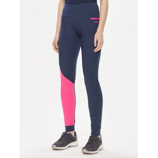 CMP Legginsy 34T6766 Granatowy Slim Fit ze sklepu MODIVO w kategorii Spodnie damskie - zdjęcie 182614536