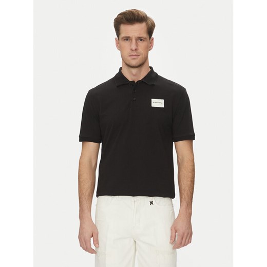 Richmond X Polo UMP25170PO Czarny Regular Fit ze sklepu MODIVO w kategorii T-shirty męskie - zdjęcie 182614567