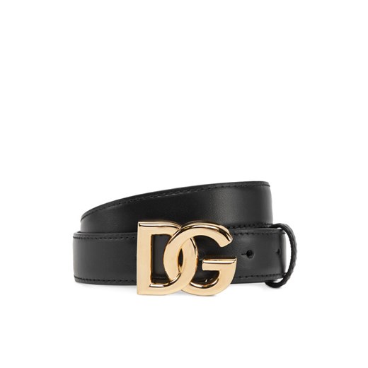 Dolce&Gabbana Pasek Damski BE1447 AW576 80999 Czarny ze sklepu MODIVO w kategorii Paski damskie - zdjęcie 182614579