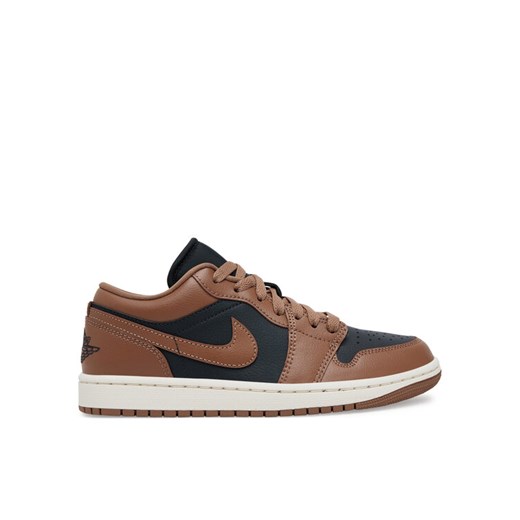 Nike Sneakersy Air Jordan 1 Low DC0774 021 Brązowy ze sklepu MODIVO w kategorii Buty sportowe damskie - zdjęcie 182614587