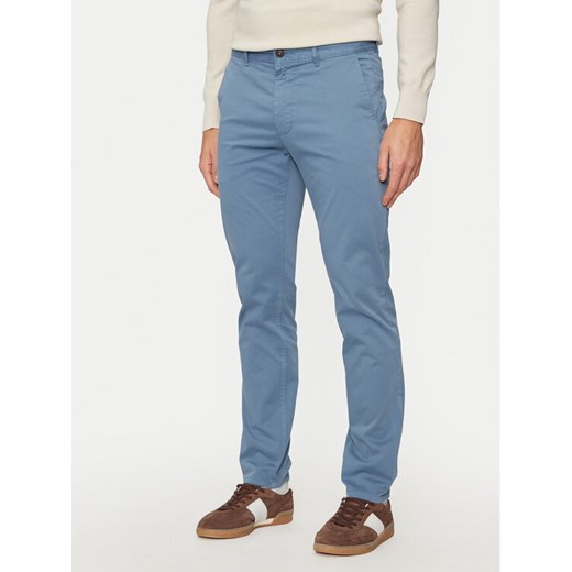 Boss Chinosy 50510933 Niebieski Slim Fit ze sklepu MODIVO w kategorii Spodnie męskie - zdjęcie 182614619