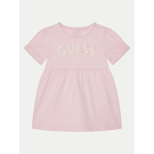 Guess Komplet bluzka i półśpiochy S5RG03 KAN04 Różowy ze sklepu MODIVO w kategorii Śpiochy - zdjęcie 182614679