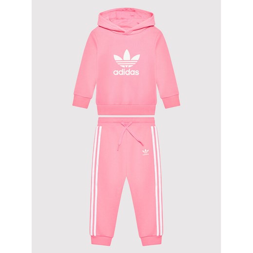 adidas Dres adicolor HK7491 Różowy Regular Fit ze sklepu MODIVO w kategorii Dresy dla niemowlaka - zdjęcie 182614705