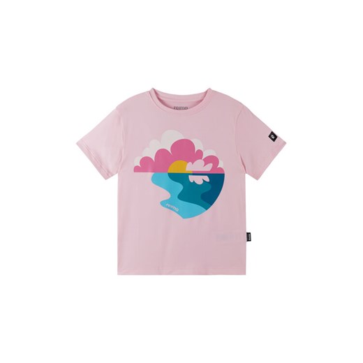 Reima T-Shirt 5200189B Różowy Regular Fit ze sklepu MODIVO w kategorii Bluzki dziewczęce - zdjęcie 182614715