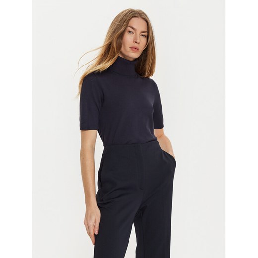 Calvin Klein Golf K20K207433 Granatowy Regular Fit ze sklepu MODIVO w kategorii Swetry damskie - zdjęcie 182614819