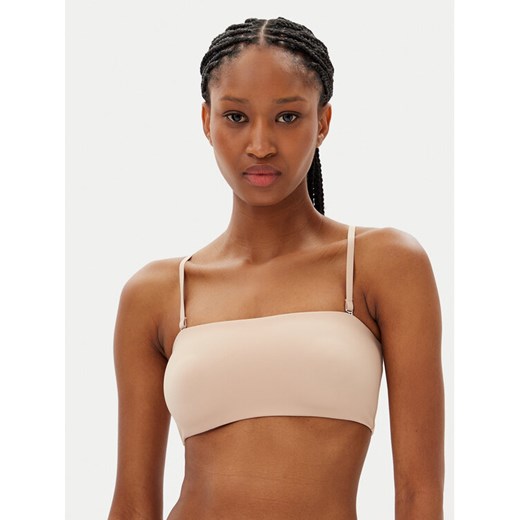 Hunkemöller Biustonosz top Smooth 206768 Beżowy ze sklepu MODIVO w kategorii Biustonosze - zdjęcie 182614825