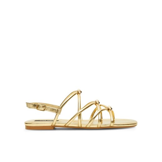 Nine West Sandały 123AL1737 Złoty ze sklepu MODIVO w kategorii Sandały damskie - zdjęcie 182614856