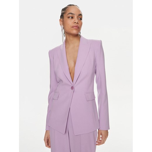 Patrizia Pepe Marynarka 2S1494/A049-M495 Fioletowy Regular Fit ze sklepu MODIVO w kategorii Marynarki damskie - zdjęcie 182614875