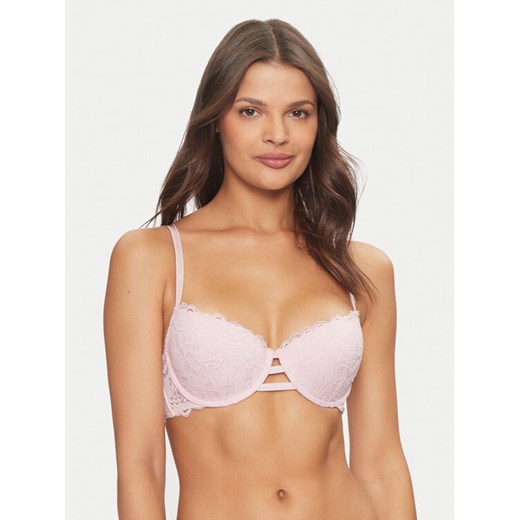 Hunkemöller Biustonosz z fiszbiną Andrea 205411 Różowy ze sklepu MODIVO w kategorii Biustonosze - zdjęcie 182614887