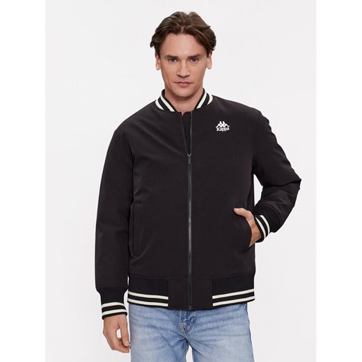 Kappa Kurtka bomber Authentic Gomin 331H2MW Czarny Comfort Fit ze sklepu MODIVO w kategorii Kurtki męskie - zdjęcie 182614926