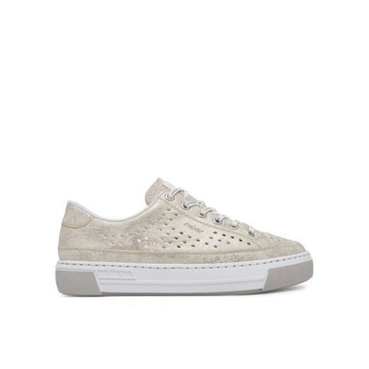Rieker Sneakersy L8849-60 Złoty Rieker 36 MODIVO
