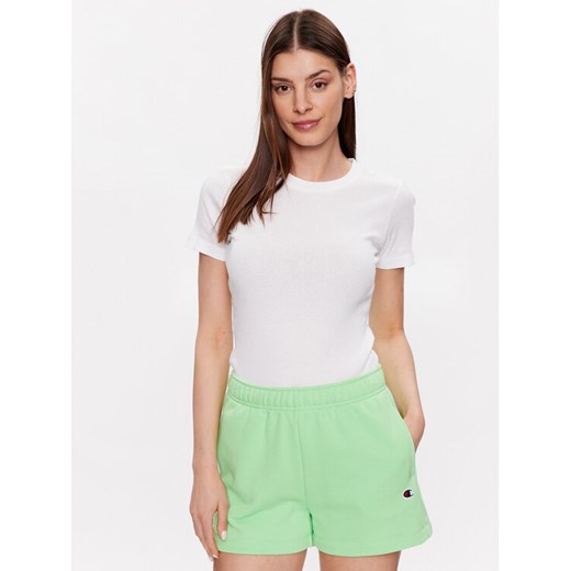 Champion T-Shirt 116062 Biały Regular Fit ze sklepu MODIVO w kategorii Bluzki damskie - zdjęcie 182615046