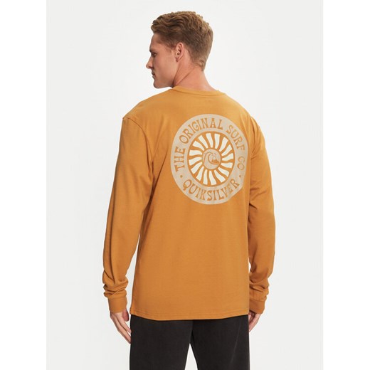 Quiksilver Longsleeve Bloom Cycle EQYZT07707 Brązowy Regular Fit ze sklepu MODIVO w kategorii T-shirty męskie - zdjęcie 182615058