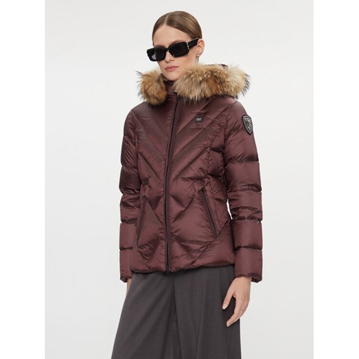 Blauer Kurtka puchowa 23WBLDC03141 Brązowy Regular Fit ze sklepu MODIVO w kategorii Kurtki damskie - zdjęcie 182615067