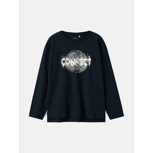 NAME IT Bluzka 13231403 Granatowy Box Fit ze sklepu MODIVO w kategorii T-shirty chłopięce - zdjęcie 182615075