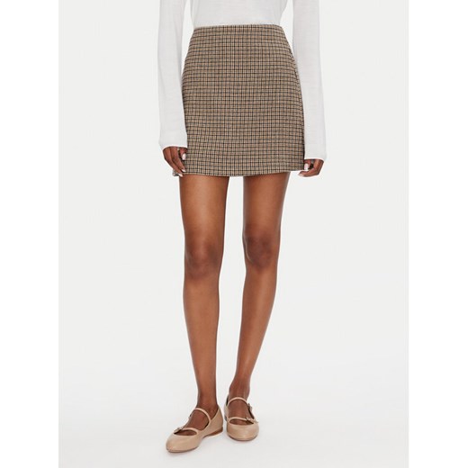Marella Spódnica mini Whisky 2423106134 Beżowy Slim Fit ze sklepu MODIVO w kategorii Spódnice - zdjęcie 182615079
