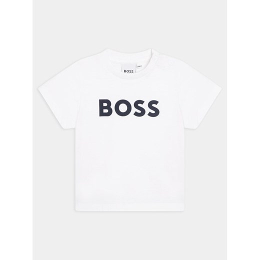 Boss T-Shirt J05P12 M Biały Regular Fit ze sklepu MODIVO w kategorii T-shirty chłopięce - zdjęcie 182615117
