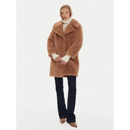 Marella Futro Afro 2423456022 Beżowy Regular Fit ze sklepu MODIVO w kategorii Futra damskie - zdjęcie 182615236