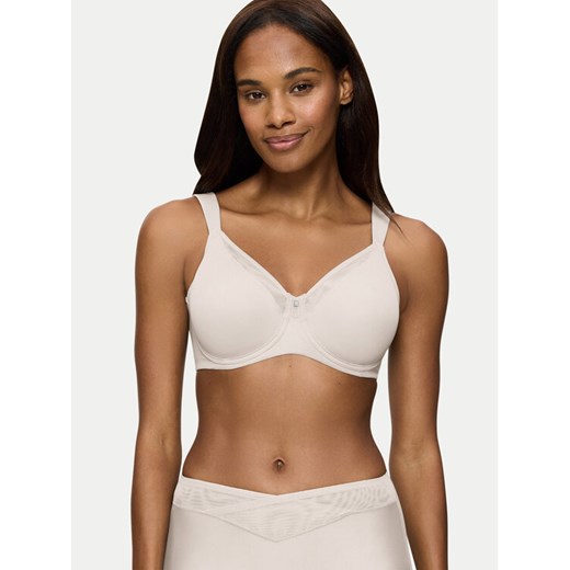 Triumph Biustonosz z fiszbiną True Shape Sensation 10218201 Écru ze sklepu MODIVO w kategorii Biustonosze - zdjęcie 182615237