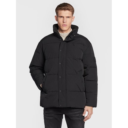 Calvin Klein Jeans Kurtka zimowa J30J321915 Czarny Oversize ze sklepu MODIVO w kategorii Kurtki męskie - zdjęcie 182615246