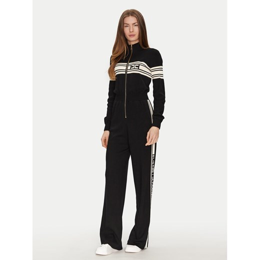 Elisabetta Franchi Kombinezon KT-54S-51E2 Czarny Regular Fit ze sklepu MODIVO w kategorii Kombinezony damskie - zdjęcie 182615268