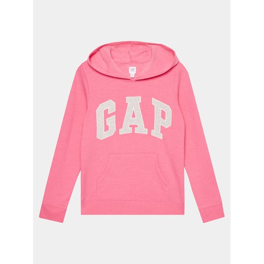 Gap Bluza 620403-00 Różowy Regular Fit ze sklepu MODIVO w kategorii Bluzy dziewczęce - zdjęcie 182615428