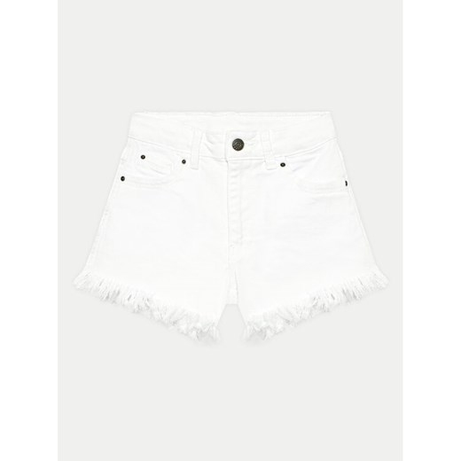 Coccodrillo Szorty jeansowe WC4123201JCG Biały Regular Fit ze sklepu MODIVO w kategorii Spodenki dziewczęce - zdjęcie 182615468