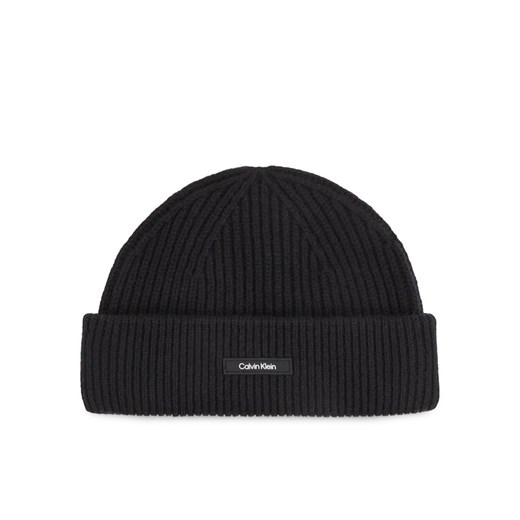 Calvin Klein Czapka Docker K50K512360 Czarny ze sklepu MODIVO w kategorii Czapki zimowe męskie - zdjęcie 182615469