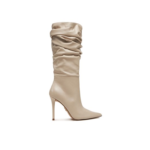 Steve Madden Kozaki Schmooze SM11003453 Écru ze sklepu MODIVO w kategorii Kozaki damskie - zdjęcie 182615528