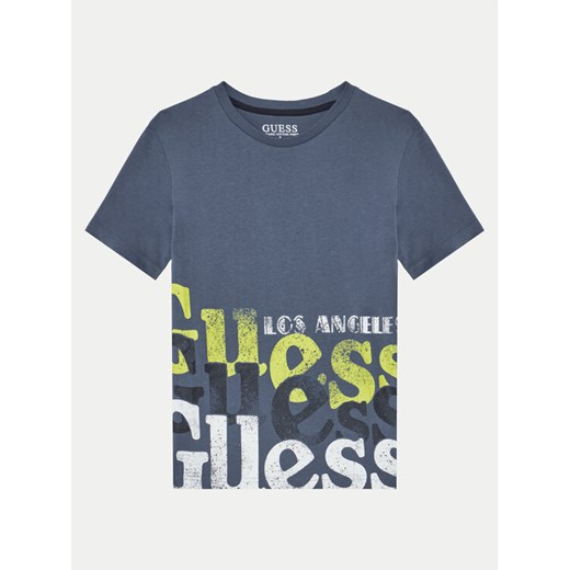 Guess T-Shirt L5RI12 K8HM4 Granatowy Regular Fit Guess 10Y MODIVO