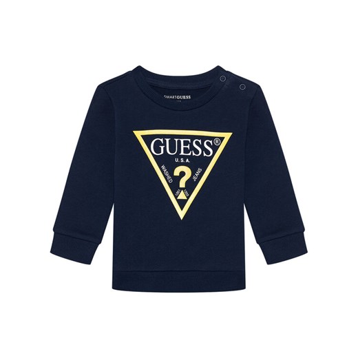 Guess Bluza N73Q10 KAUG0 Granatowy Regular Fit ze sklepu MODIVO w kategorii Bluzy chłopięce - zdjęcie 182615586