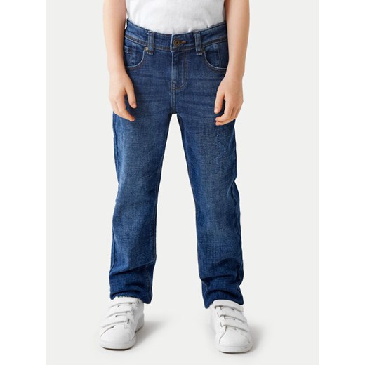 NAME IT Jeansy 13211873 Niebieski Straight Fit ze sklepu MODIVO w kategorii Spodnie chłopięce - zdjęcie 182615628