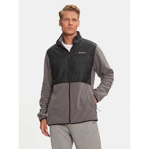 Columbia Bluza techniczna Basin Butte™ 2101761 Szary Active Fit ze sklepu MODIVO w kategorii Bluzy męskie - zdjęcie 182615655