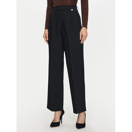 U.S. Polo Assn. Spodnie materiałowe WUP0776 Czarny Straight Leg ze sklepu MODIVO w kategorii Spodnie damskie - zdjęcie 182615727
