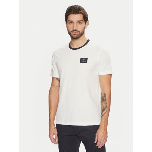 Aeronautica Militare T-Shirt 242TS2331J662 Biały Regular Fit ze sklepu MODIVO w kategorii T-shirty męskie - zdjęcie 182615756