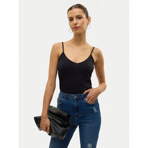 Vero Moda Top My Soft 10152911 Czarny Regular Fit ze sklepu MODIVO w kategorii Bluzki damskie - zdjęcie 182615818