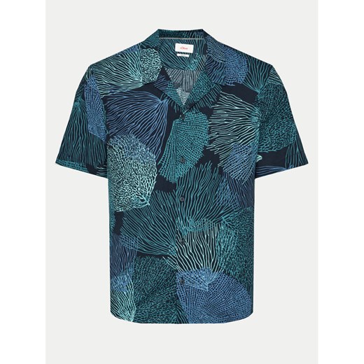 s.Oliver Koszula 2143563 Niebieski Slim Fit ze sklepu MODIVO w kategorii Koszule męskie - zdjęcie 182615848