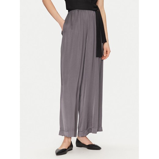 ViCOLO Spodnie materiałowe TB0034 Szary Relaxed Fit ze sklepu MODIVO w kategorii Spodnie damskie - zdjęcie 182615907