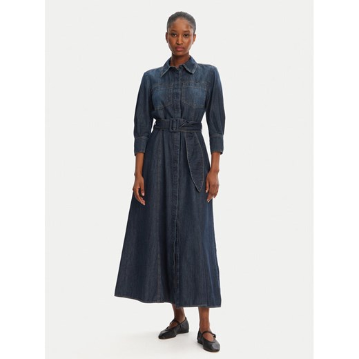 Marella Sukienka jeansowa Tartufo 2513221034 Granatowy Regular Fit ze sklepu MODIVO w kategorii Sukienki - zdjęcie 182615908