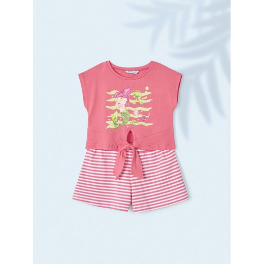 Mayoral Komplet t-shirt i spodenki 3216 Kolorowy Mayoral 9Y MODIVO