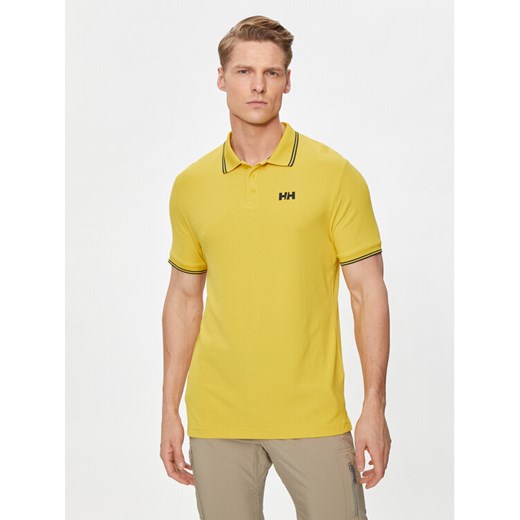 Helly Hansen Polo Kos Polo 34068 Żółty Regular Fit ze sklepu MODIVO w kategorii T-shirty męskie - zdjęcie 182615968
