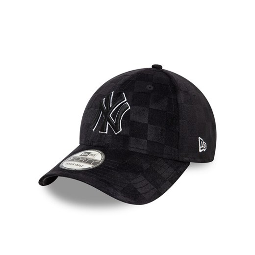 New Era Czapka z daszkiem New York Yankees Tonal Check 9Forty 60595442 Czarny ze sklepu MODIVO w kategorii Czapki z daszkiem męskie - zdjęcie 182615977