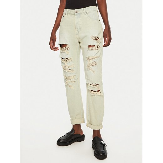 One Teaspoon Jeansy Saints 26698 Błękitny Boyfriend Fit ze sklepu MODIVO w kategorii Jeansy damskie - zdjęcie 182615979