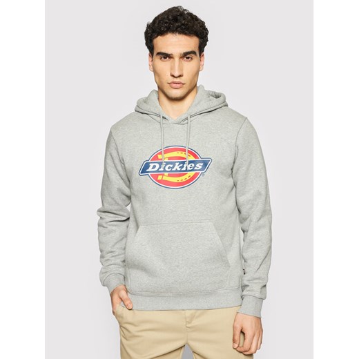 Dickies Bluza Icon Logo DK0A4XCBGYM Szary Regular Fit ze sklepu MODIVO w kategorii Bluzy męskie - zdjęcie 182616008