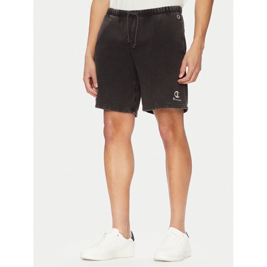 Champion Szorty sportowe Reverse Weave 221179 Czarny Regular Fit ze sklepu MODIVO w kategorii Spodenki męskie - zdjęcie 182616028