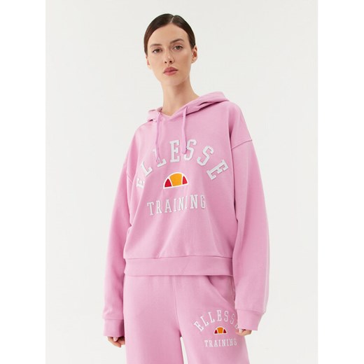 Ellesse Bluza SGP159123 Różowy Regular Fit ze sklepu MODIVO w kategorii Bluzy damskie - zdjęcie 182616037