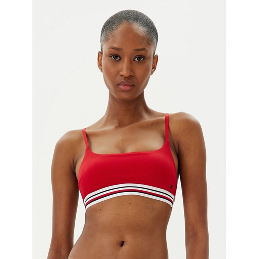 Tommy Hilfiger Góra od bikini UW0UW05806 Czerwony ze sklepu MODIVO w kategorii Stroje kąpielowe - zdjęcie 182616057