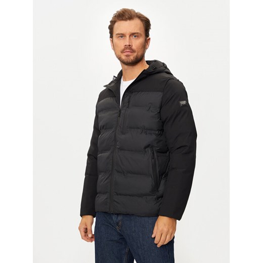KARL LAGERFELD Kurtka puchowa 505029 544596 Czarny Regular Fit ze sklepu MODIVO w kategorii Kurtki męskie - zdjęcie 182616066