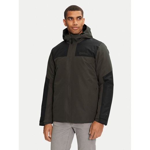 Jack Wolfskin Kurtka outdoor Jasper Ins A61872 Brązowy Regular Fit ze sklepu MODIVO w kategorii Kurtki męskie - zdjęcie 182616079