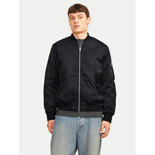 Jack&Jones Kurtka bomber Ocean 12256857 Czarny Regular Fit ze sklepu MODIVO w kategorii Kurtki męskie - zdjęcie 182616138